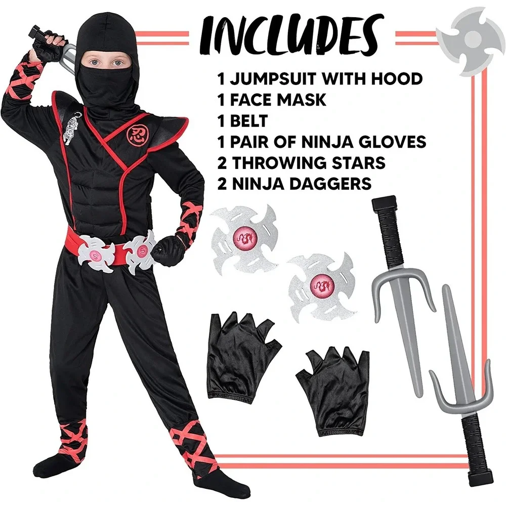 Spooktacular Creations Boys Ninja Deluxe Costume for Kids XL
